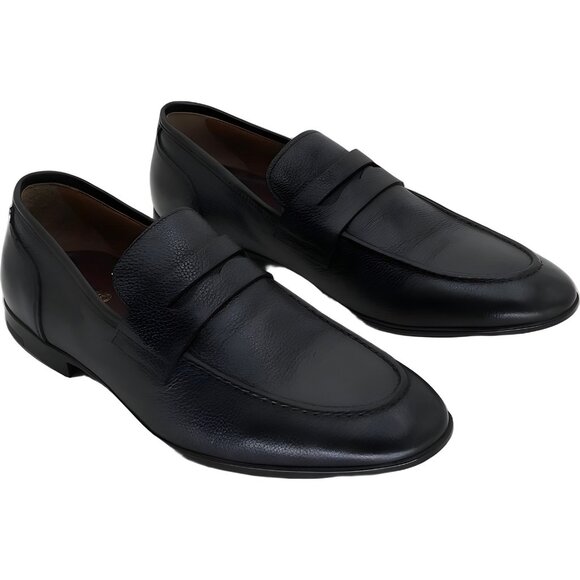 Bruno Magli Men's Black Leather Penny Loafers Size 11 M - Picture 4 of 6